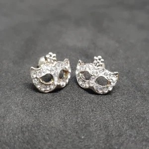 Bohemian Mask Rhinestone Earrings