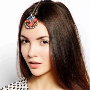 Coral Red Drop Hairpin