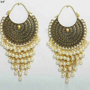 Multi Layer Pearl Earring