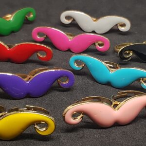 Mustach Ring Double Finger