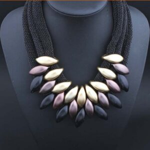 Hand Wooven Statement Necklace