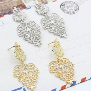 Carved Dangle Earrings