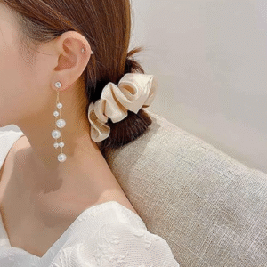 Multi Pearl Drop Earrings